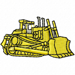 Construction Machinery Vehicles Embroidery Design 11 Construction Machinery Vehicles Embroidery Design 11